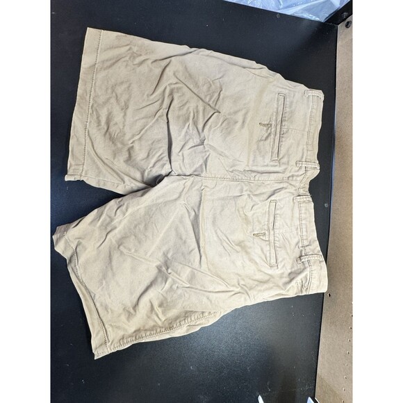 Goodfellow & Co Men's The Every Wear Flat-front Shorts 9" Inseam Size 34 Tan - Picture 4 of 4